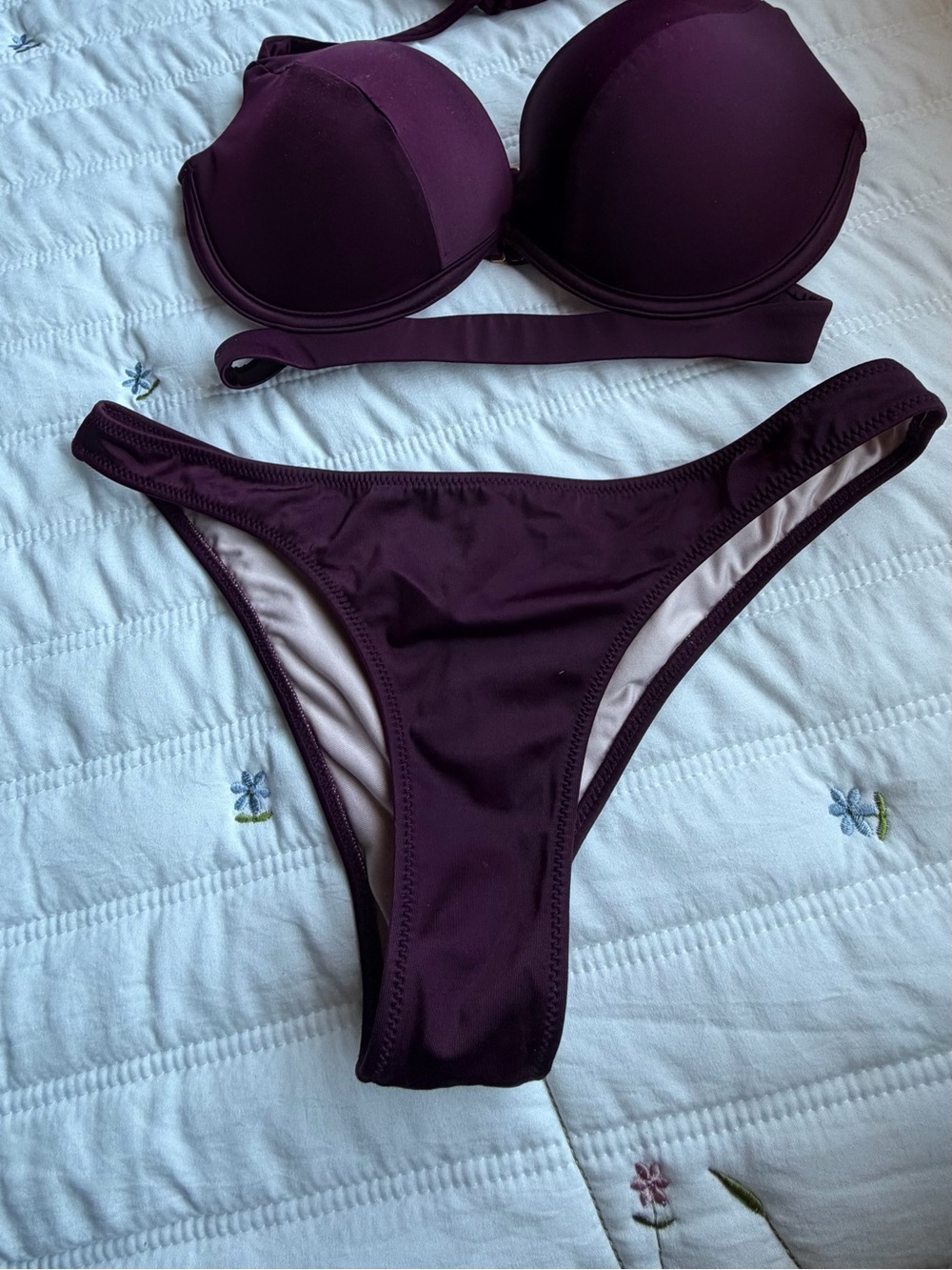 Victoria's Secret Plum Push-Up Bikini Set
